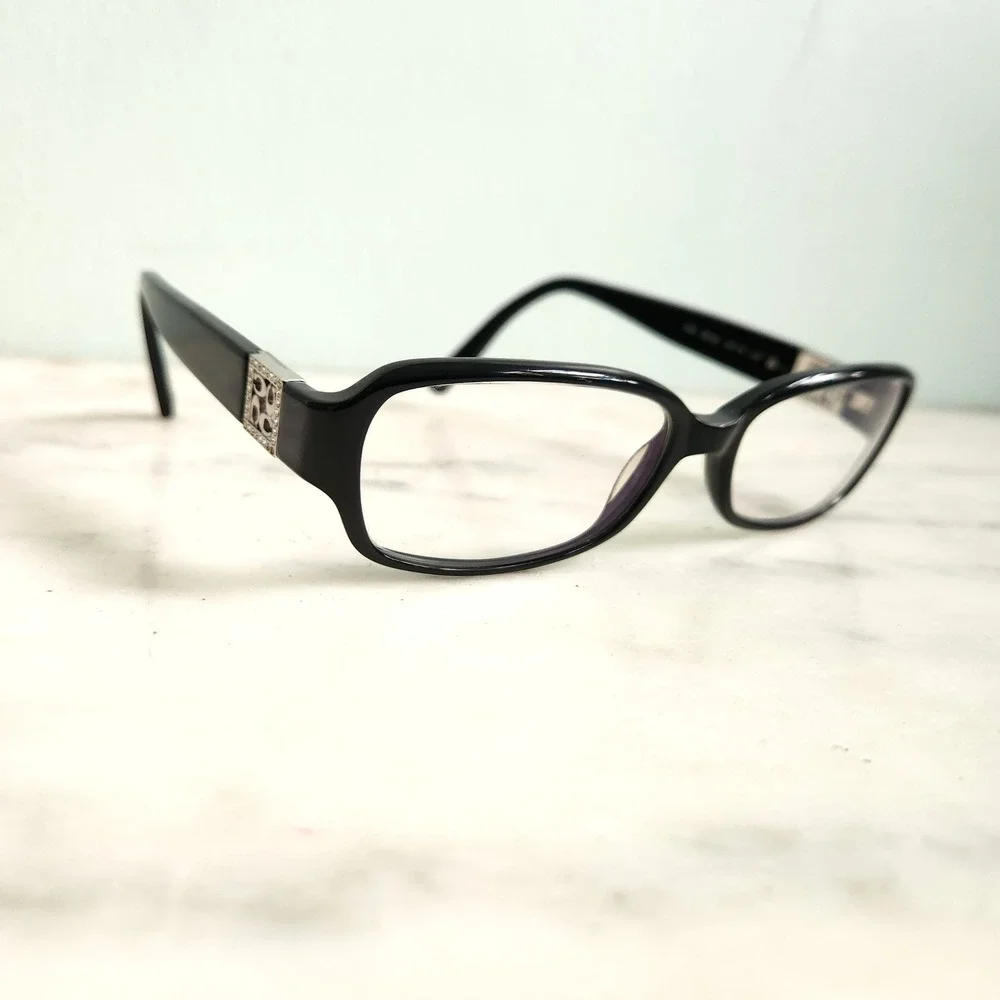 Vintage Coach HC 6007B Gloria Black Eyeglasses Frames‎ Women Y2K